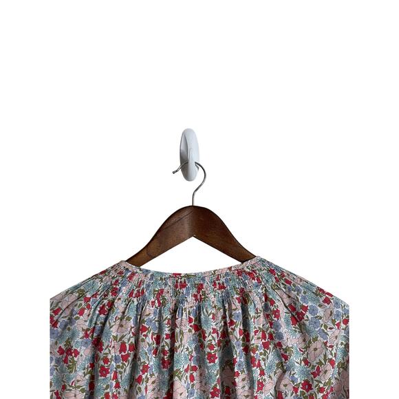 J.Crew  Liberty Fabrics Floral Cotton Blouse Top in Edenham Print  Womans 6 - Picture 7 of 11